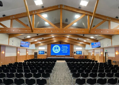 Sequoia Center with chairs set up theater style